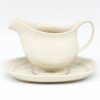 Table Accessories * | Janelle Imports Gravy Boat W/Tray 1 Qt In Simply White