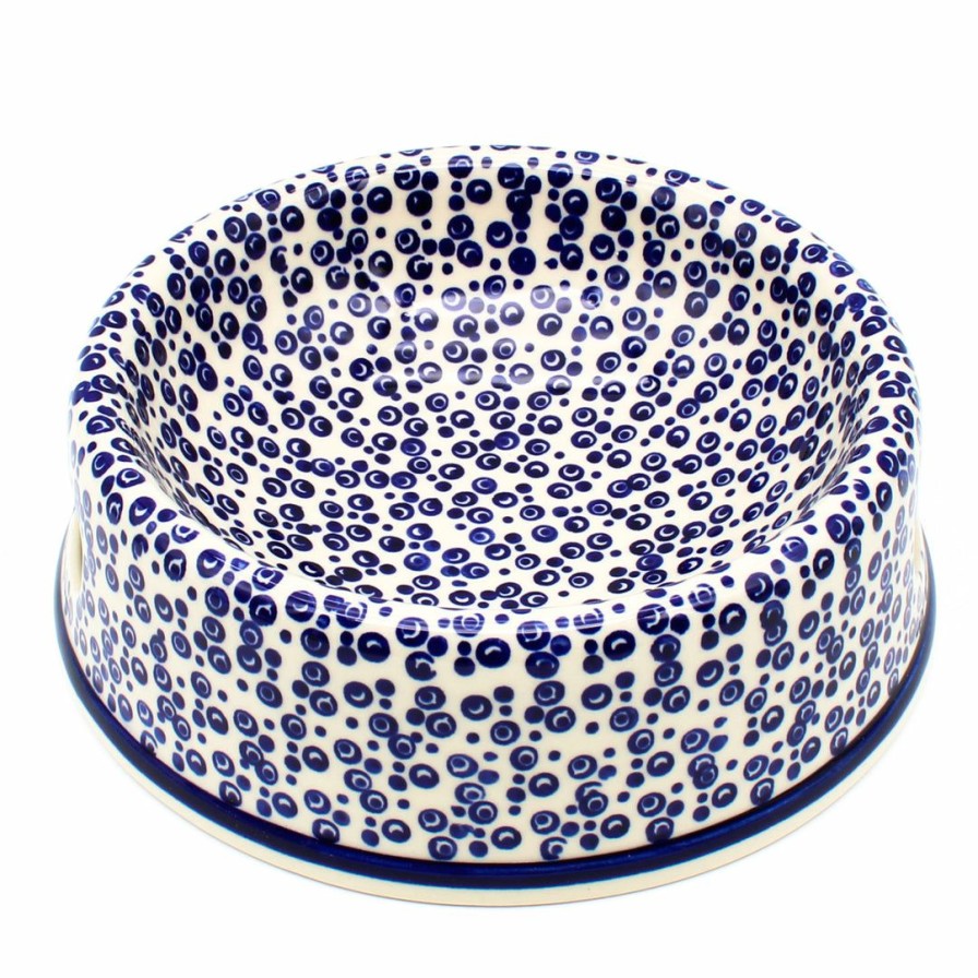 Bowls * | Janelle Imports Md Dog Bowl In Fish Bubbles