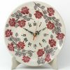 Home Decor * | Janelle Imports Plate Wall Clock In Red & Gray