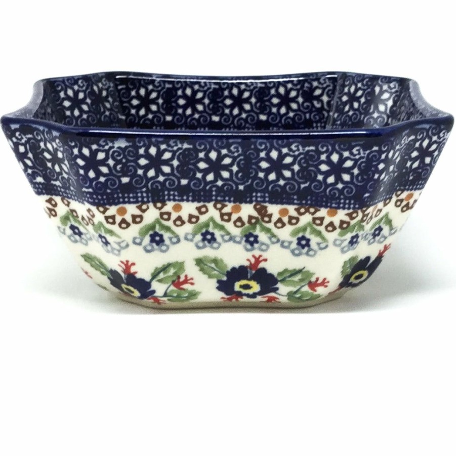 Bowls * | Janelle Imports Square Soup Bowl 16 Oz In Forget-Me-Not