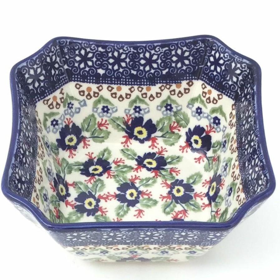 Bowls * | Janelle Imports Square Soup Bowl 16 Oz In Forget-Me-Not