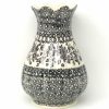 Home Decor * | Janelle Imports Scalloped Vase In Gray & Black