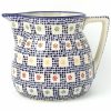 Home Decor * | Janelle Imports Wide Pitcher 1.7 Qt In Modern Checkers