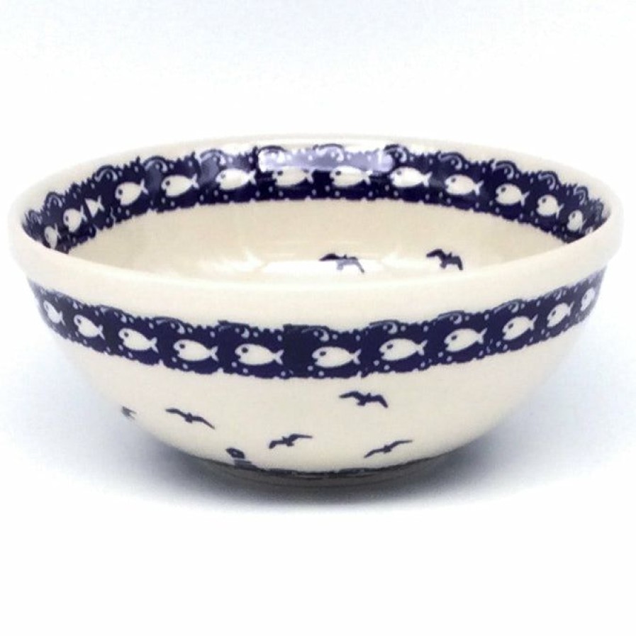 Bowls * | Janelle Imports Round Bowl 32 Oz In Lighthouse