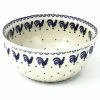 Bowls * | Janelle Imports Scalloped Bowl 48 Oz In Blue Roosters