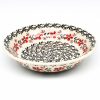 Bowls * | Janelle Imports Sm Pasta Bowl In Red & Black