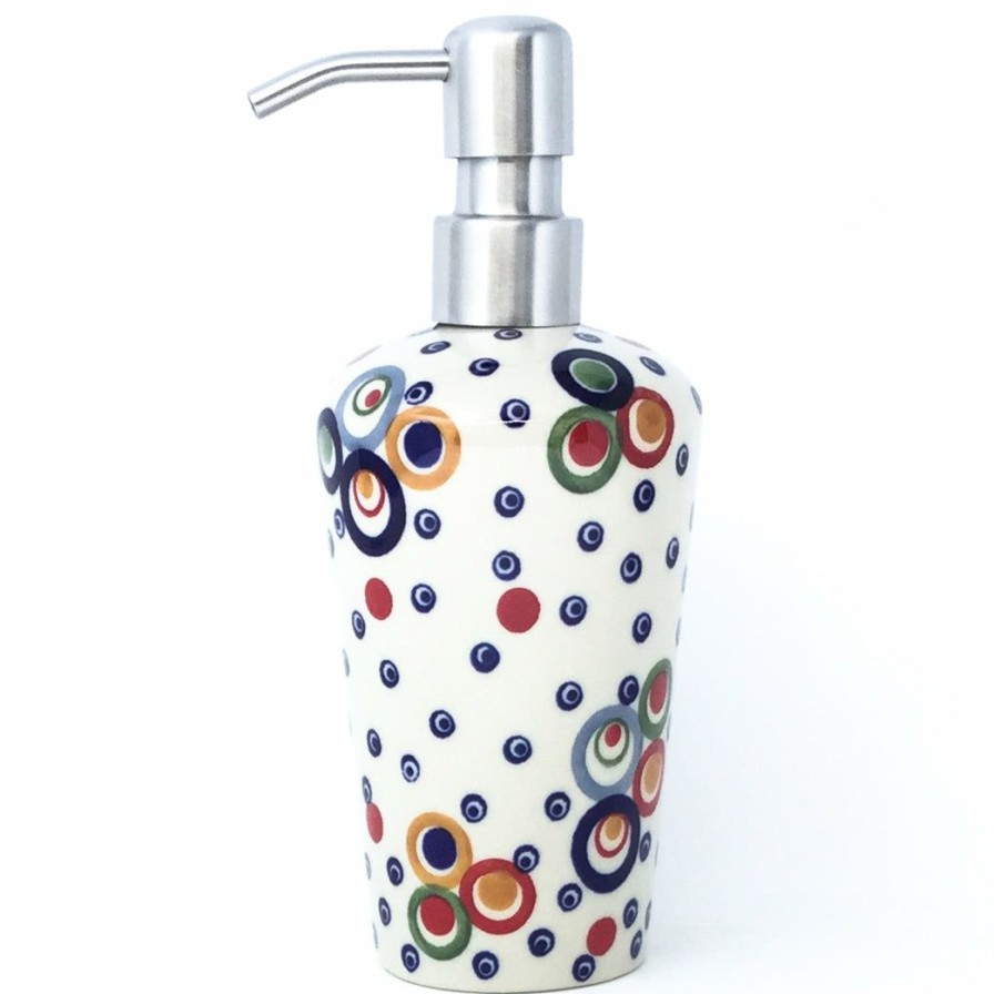 Home Decor * | Janelle Imports Soap Dispenser In Modern Circles