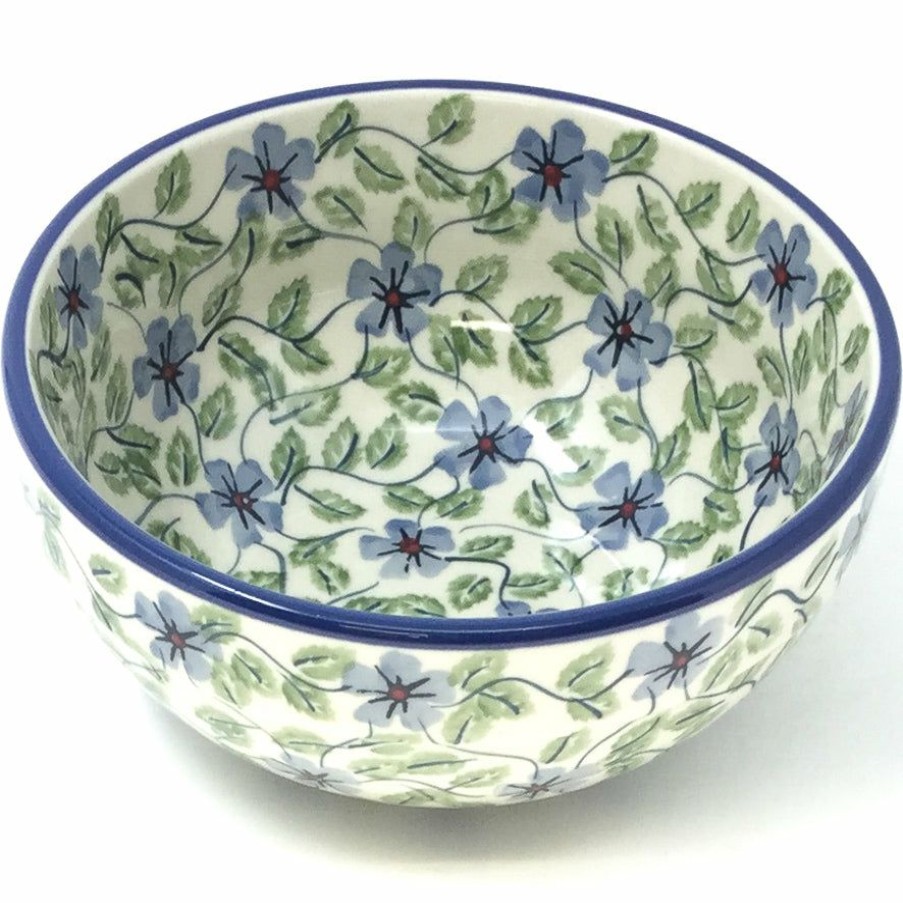 Bowls * | Janelle Imports Soup Bowl 24 Oz In Blue Clematis