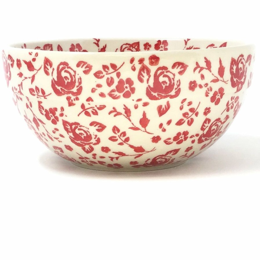 Bowls * | Janelle Imports Soup Bowl 24 Oz In Antique Red