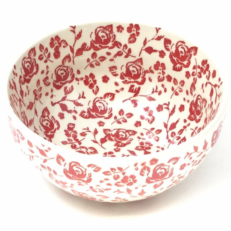 Bowls * | Janelle Imports Soup Bowl 24 Oz In Antique Red