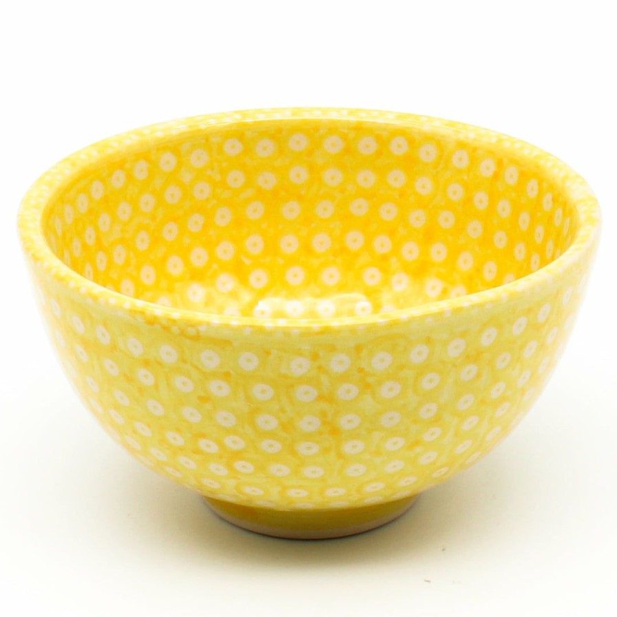 Bowls * | Janelle Imports Rice Bowl In Yellow Elegance