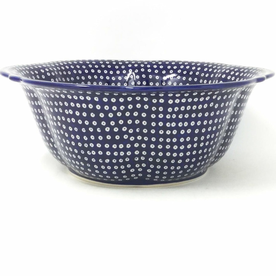 Bowls * | Janelle Imports Md Retro Bowl In Blue Elegance