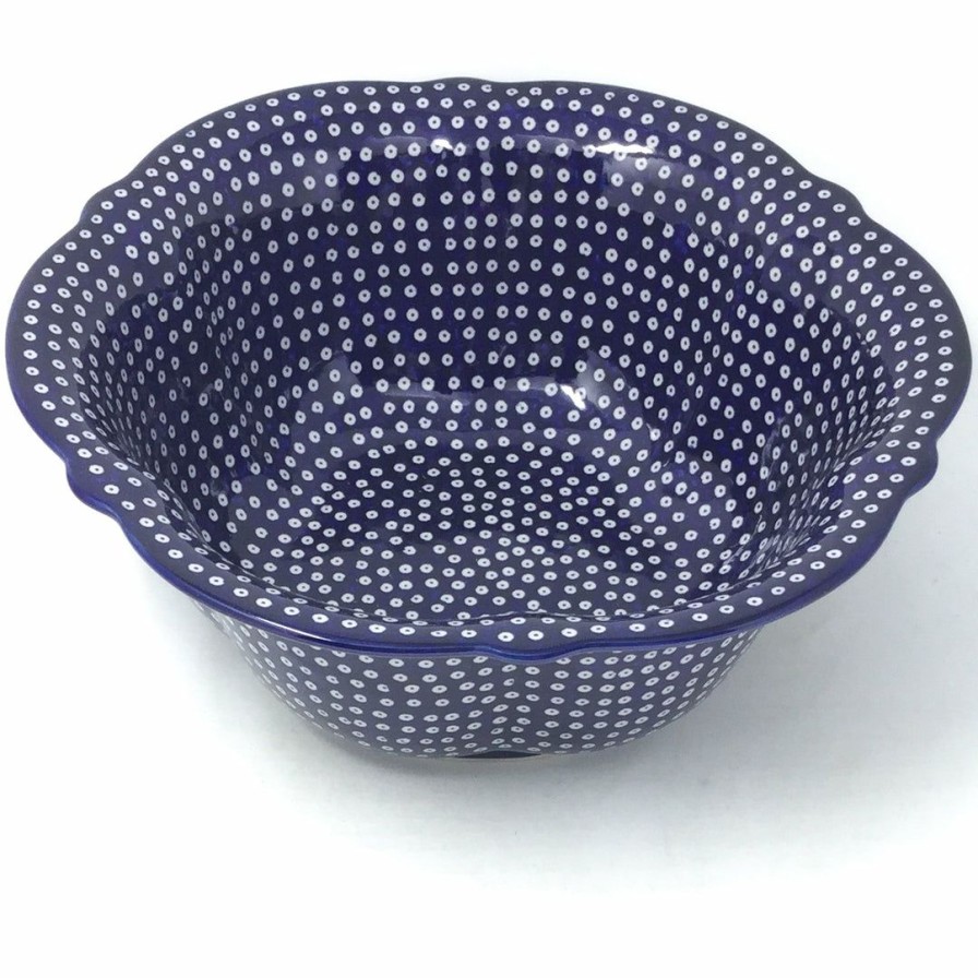 Bowls * | Janelle Imports Md Retro Bowl In Blue Elegance