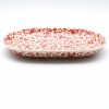 Platters, Servers, And Trays * | Janelle Imports Md Oval Platter In Antique Red