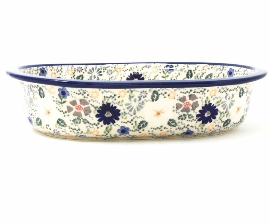 Bakeware * | Janelle Imports Md Oval Baker In Morning Breeze