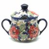 Table Accessories * | Janelle Imports Family Style Sugar Bowl 14 Oz In Endless Garden