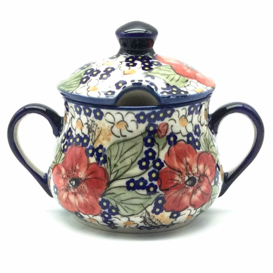 Table Accessories * | Janelle Imports Family Style Sugar Bowl 14 Oz In Endless Garden