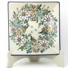 Plates * | Janelle Imports Square Luncheon Plate In Spectacular Daisy