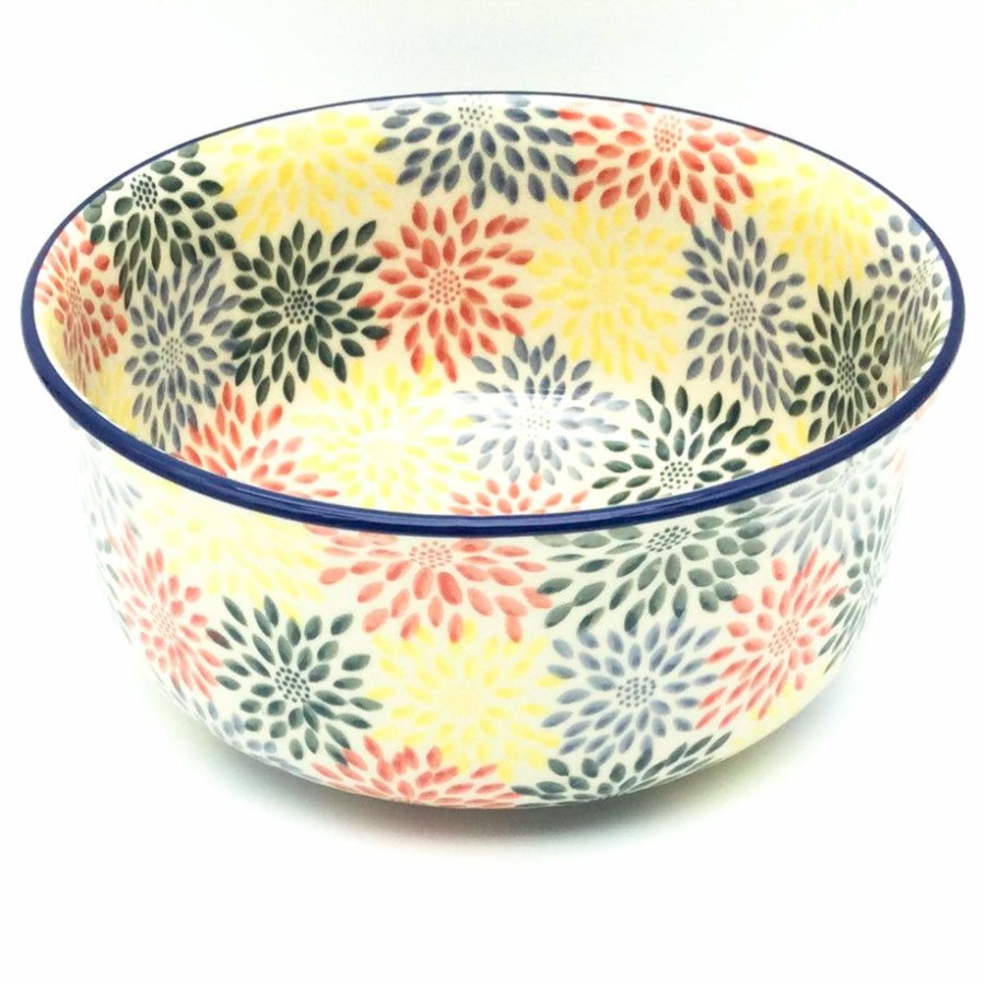 Bowls * | Janelle Imports Family Deep Bowl In Pastel Burst