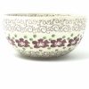 Bowls * | Janelle Imports Soup Bowl 24 Oz In Purple & Gray Flowers