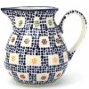 Table Accessories * | Janelle Imports Family Style Creamer 16 Oz In Modern Checkers