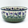 Bowls * | Janelle Imports Family Deep Bowl In Gill'S Blue