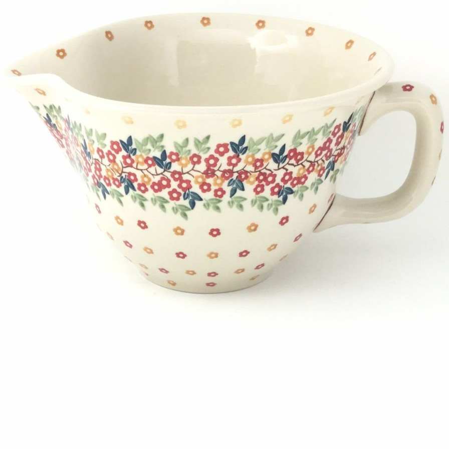 Bowls * | Janelle Imports Batter Bowl 64 Oz In Tiny Flowers