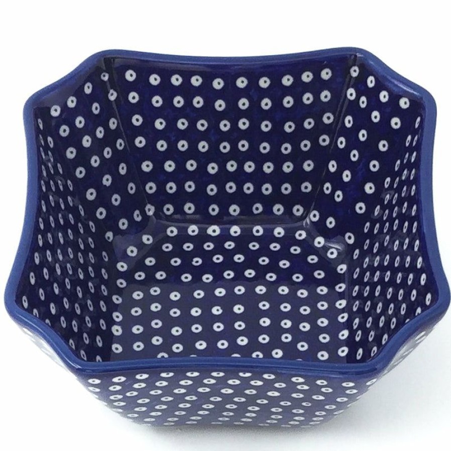 Bowls * | Janelle Imports Square Soup Bowl 16 Oz In Blue Elegance