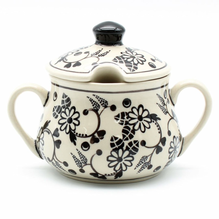 Table Accessories * | Janelle Imports Family Style Sugar Bowl 14 Oz In Midnight Garden