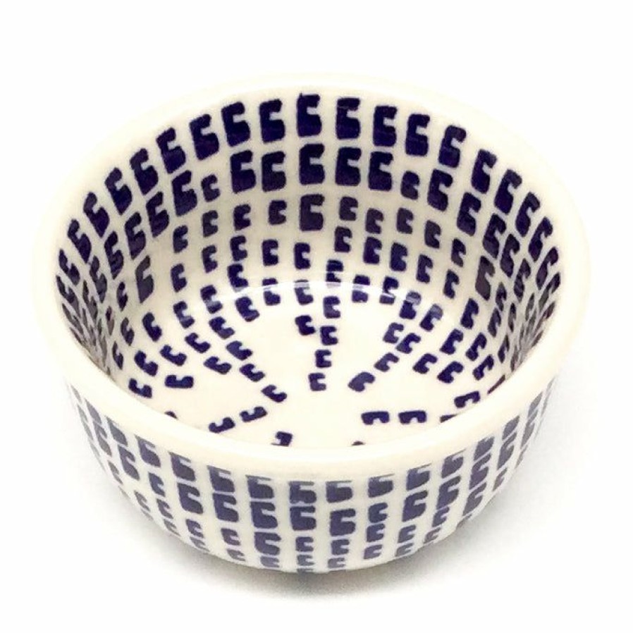 Bowls * | Janelle Imports Tiny Round Bowl 4 Oz In Blue Rain