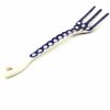 Kitchen Accessories * | Janelle Imports Serving Fork 12 In Blue Tradition