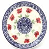 Plates * | Janelle Imports Bread & Butter Plate In Red Daisy