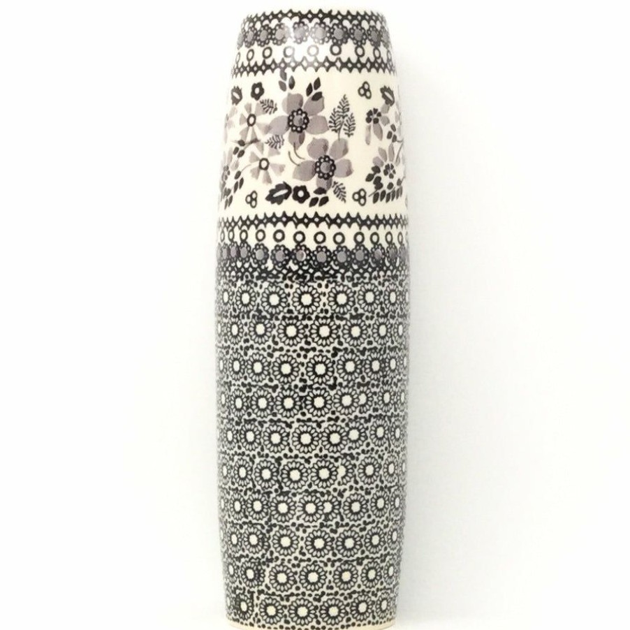 Home Decor * | Janelle Imports Simple Vase In Gray & Black