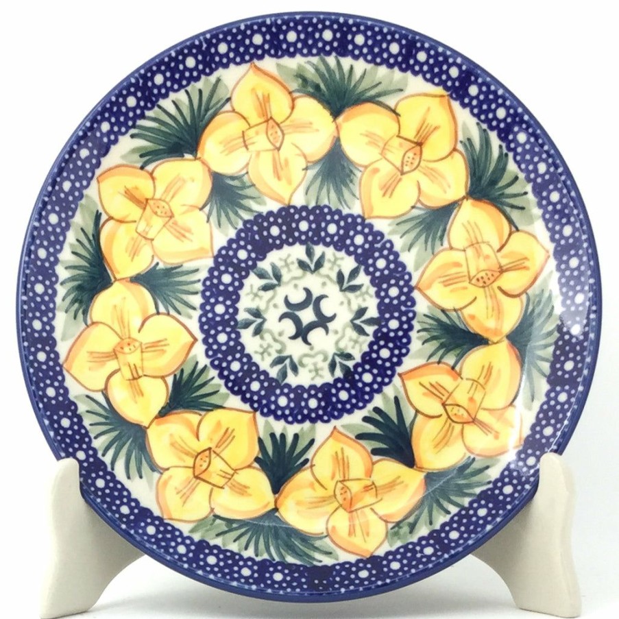 Plates * | Janelle Imports Luncheon Plate In Daffodils