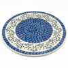 Kitchen Accessories * | Janelle Imports Round Cutting Board 12 In Blue Meadow