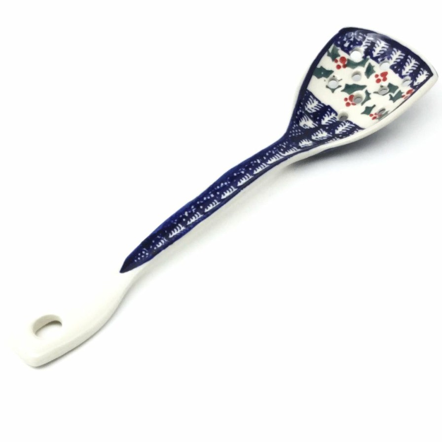 Kitchen Accessories * | Janelle Imports Colander Spoon 12 In Winter Holly