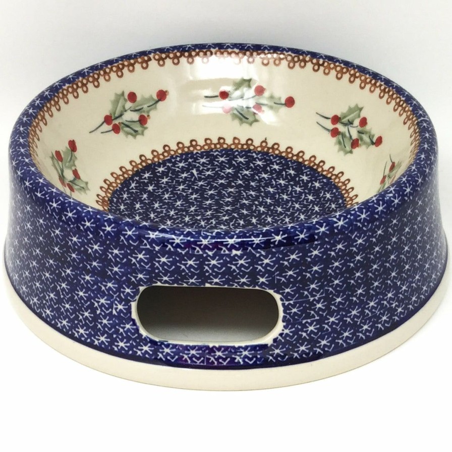 Bowls * | Janelle Imports Lg Dog Bowl In Holly