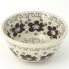 Bowls * | Janelle Imports Spice & Herb Bowl 8 Oz In Purple & Gray Flowers