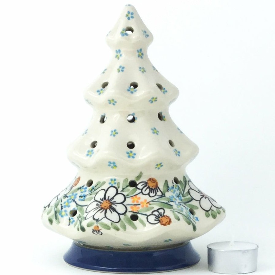 Home Decor * | Janelle Imports Tree Tea Candle Holder In Spectacular Daisy