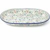 Platters, Servers, And Trays * | Janelle Imports Md Oval Platter In Early Spring