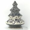 Home Decor * | Janelle Imports Tree Tea Candle Holder In Gray & Black