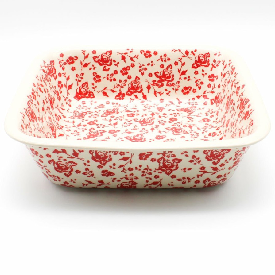 Bakeware * | Janelle Imports Deep Square Baker In Antique Red