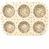 Bakeware * | Janelle Imports Muffin Baker In Tiny Flowers