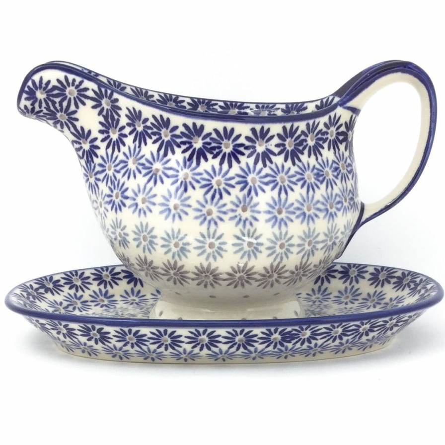 Table Accessories * | Janelle Imports Gravy Boat W/Tray 1 Qt In All Stars