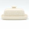 Table Accessories * | Janelle Imports Butter Dish In Simply White