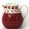 Table Accessories * | Janelle Imports Family Style Creamer 16 Oz In Red Rose