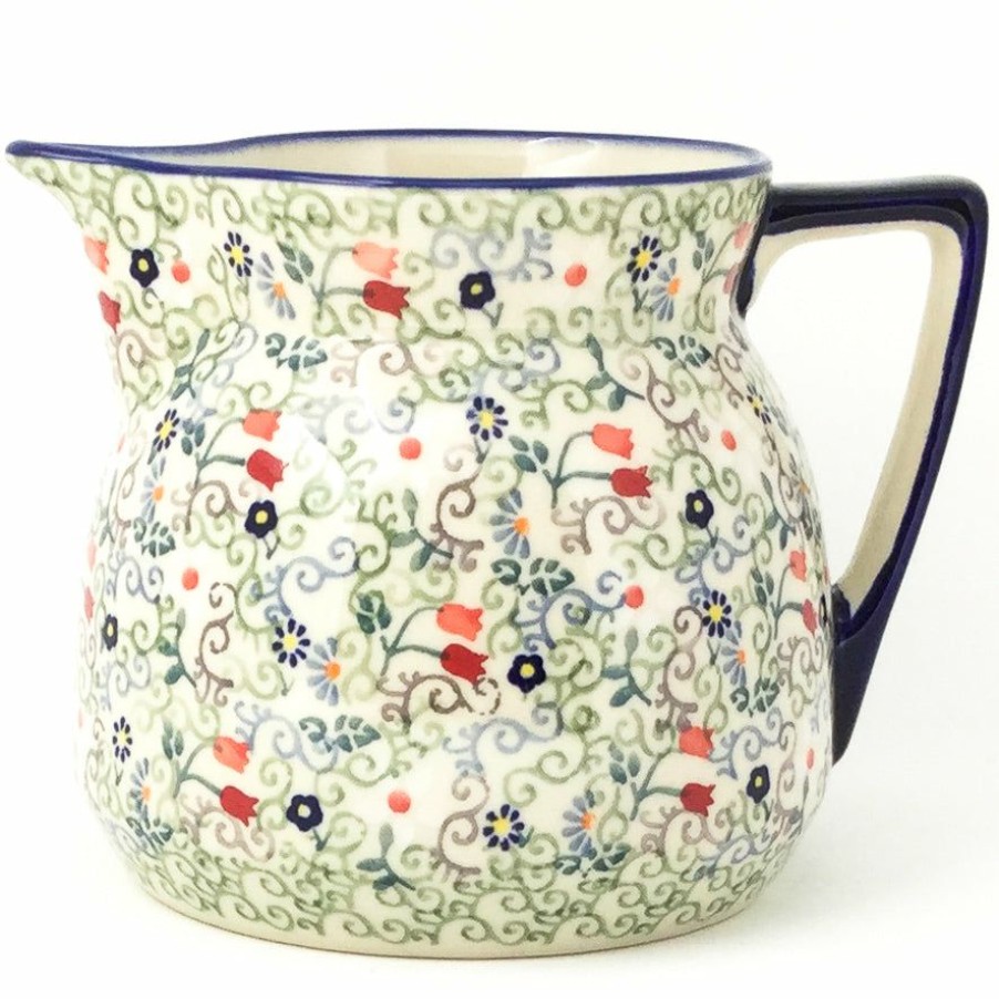 Home Decor * | Janelle Imports Wide Pitcher 1.7 Qt In Early Spring