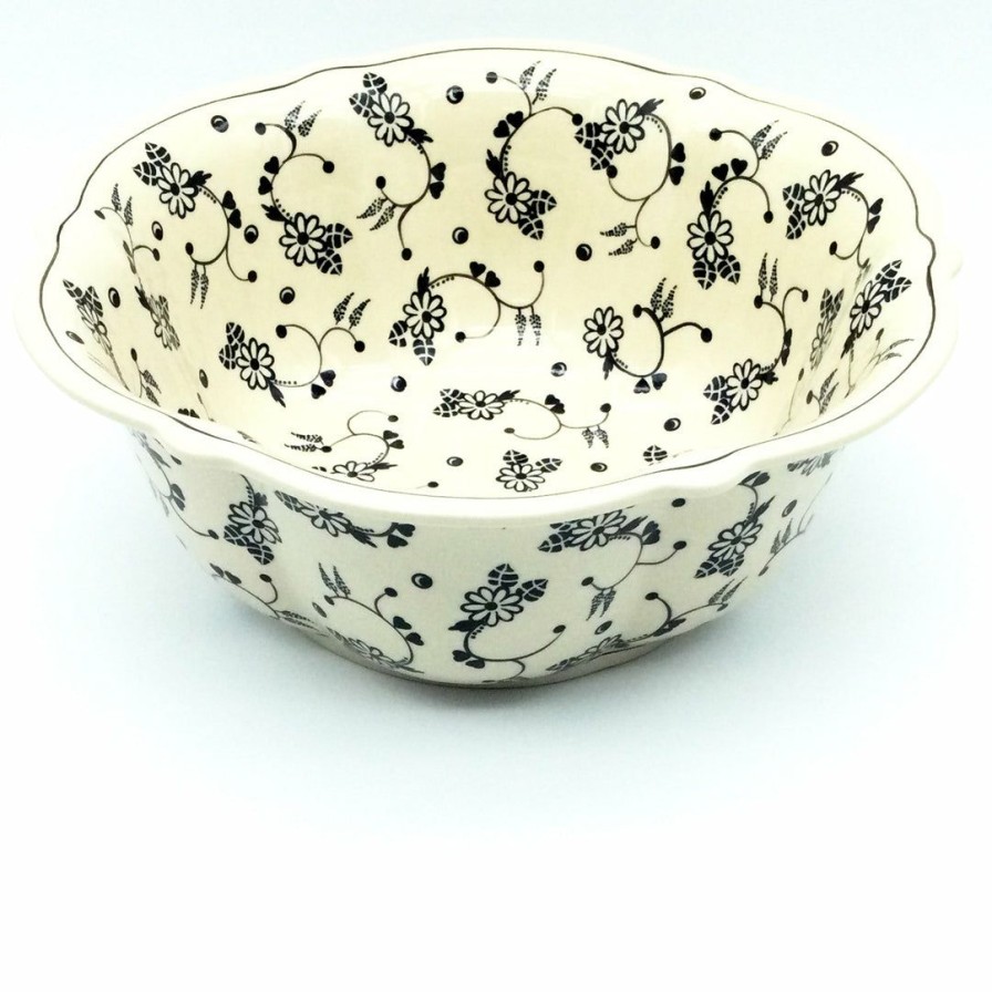 Bowls * | Janelle Imports Lg Retro Bowl In Midnight Garden