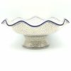 Bowls * | Janelle Imports Fluted Pedestal Bowl In Simple Elegance