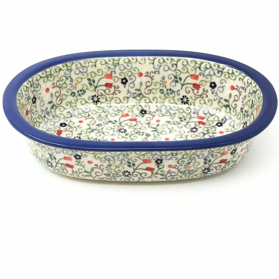 Bakeware * | Janelle Imports Sm Oval Baker In Early Spring